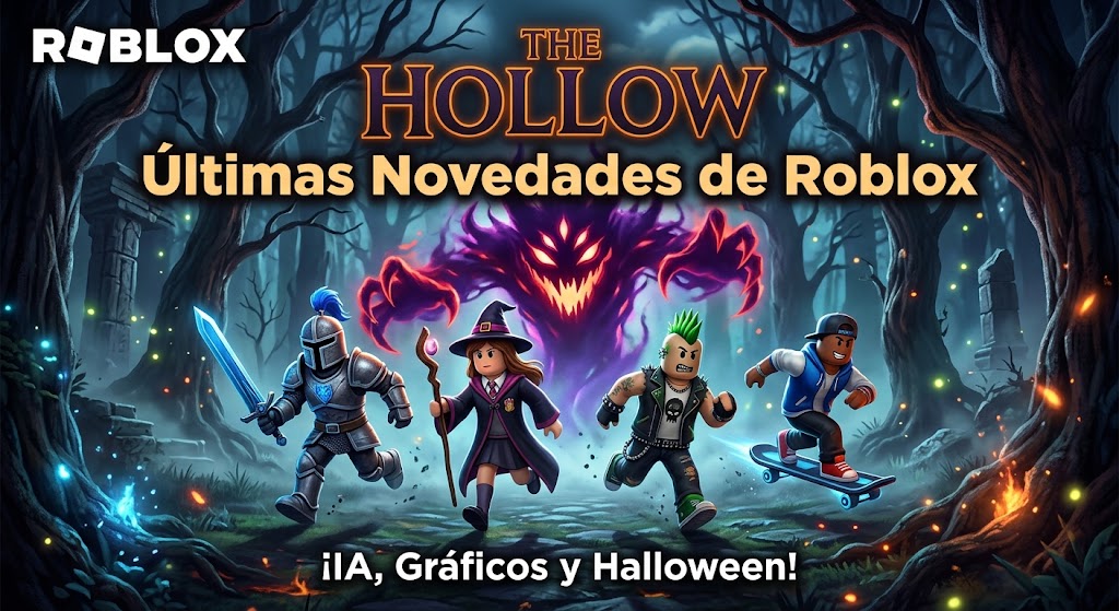 Revolución en Roblox: Evento de Halloween «The Hollow», IA Generativa y Gráficos Fotorrealistas